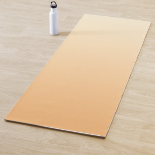 Tapis De Yoga Dégradé des couleurs Jaune et Pêche