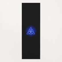 Tapis de yoga d'énergie hydraulique de Triquetra