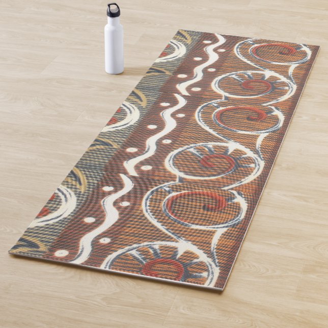 Tapis De Yoga Dernières couleurs de mode africaine Design tradit (En situation)