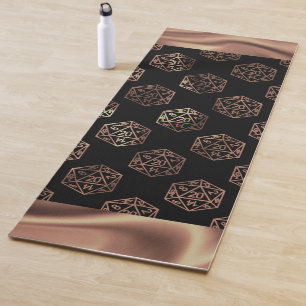 Tapis De Yoga Dés RPG   Imaginaire cuivre Retro Tabletop PnP Gam
