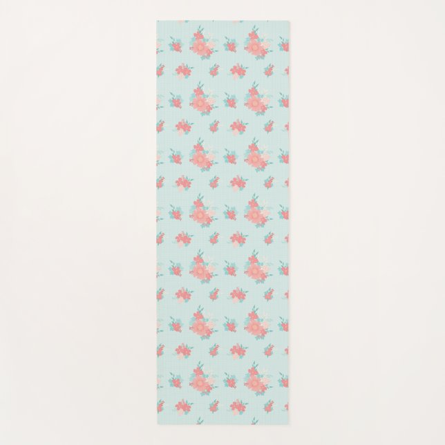 Tapis De Yoga Design floral tendance et magnifique (Devant)