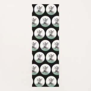 Tapis De Yoga Digital Warrior - Couleur Arrière - plan personnal