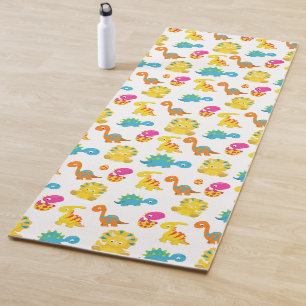 Tapis De Yoga Dinosaures Mignons, Motif De Dinosaures, Baby Dino