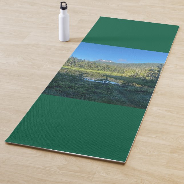 Tapis de yoga d'inspiration nature avec Arrière -  (En situation)