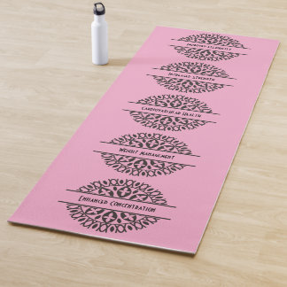 Tapis De Yoga Dix roses bienfaits pour la santé Yoga Mat