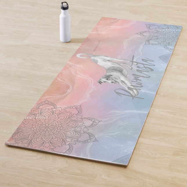 Tapis De Yoga Dog Yoga Mat Pawmasta (En situation)