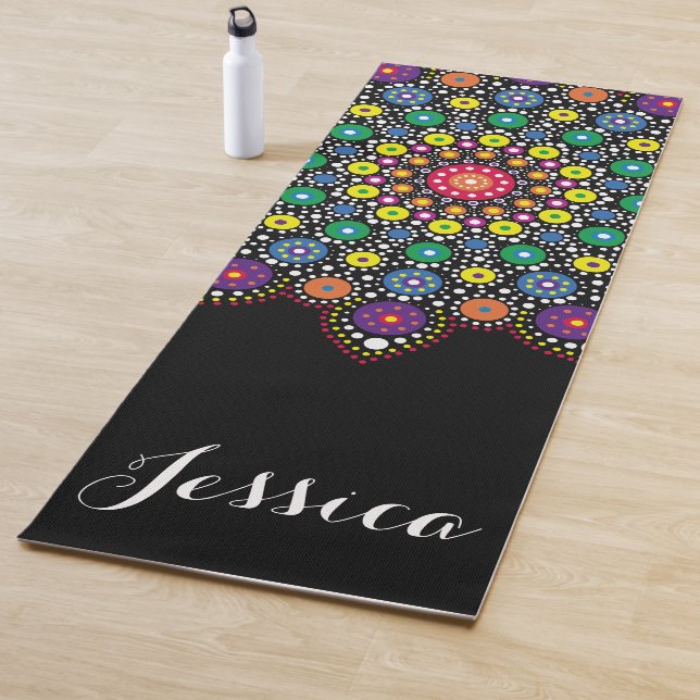 Tapis De Yoga Dot Mandala Yoga Mats (En situation)