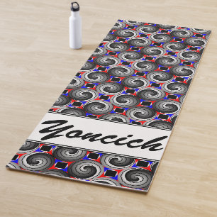 Tapis De Yoga Double Yin Yang Spiral par Kenneth Yoncich