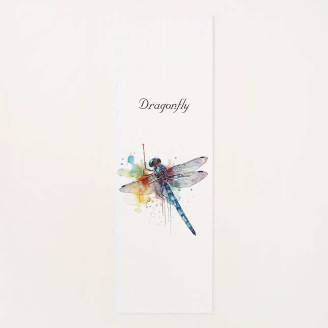 Tapis De Yoga Dragonfly Dreamscape, personnalisée (Devant)