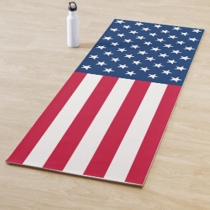 Tapis De Yoga Drapeau américain Yoga Mat Patriotique