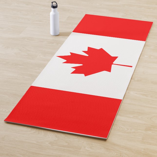 Tapis De Yoga Drapeau du Canada (En situation)