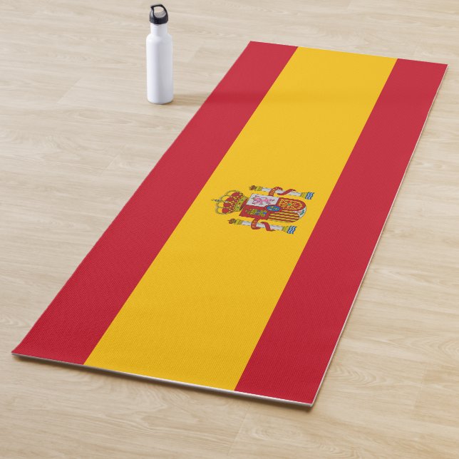 Tapis De Yoga Drapeau espagnol (Espagne) (En situation)
