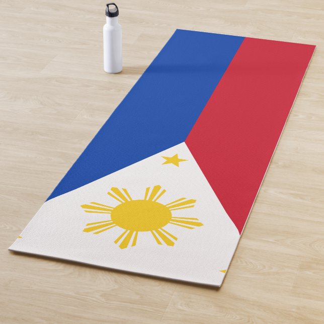 Tapis De Yoga Drapeau philippin des Philippines (En situation)