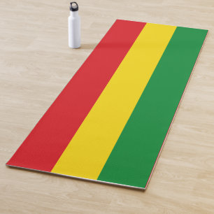 Tapis De Yoga Drapeau rastafarien Rasta Ethiopie