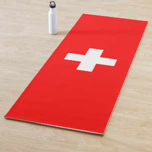 Tapis De Yoga Drapeau Suisse