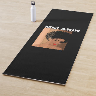 Tapis De Yoga Drippin Melanin Queen Black Girl