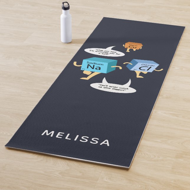 Tapis De Yoga Drôle Chimie Table périodique Gag science (En situation)