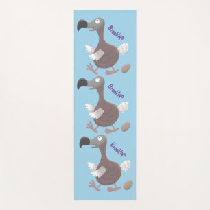 Tapis De Yoga Drôle dessin animé d'oiseau de dodo