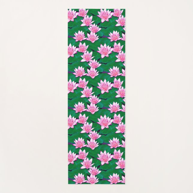 Tapis De Yoga Eau rose Nichée dans une piscine (Devant)