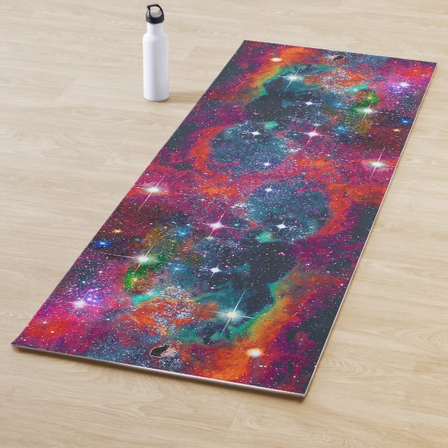 Tapis De Yoga Éblouissant Star Field Yoga Mat (En situation)