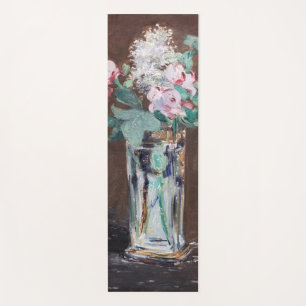 Tapis De Yoga Edouard Manet - Fleurs dans un Vase de Cristal