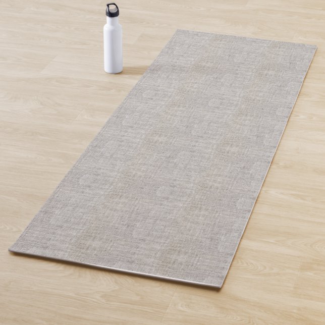 Tapis De Yoga Élégant Motif Burlap (En situation)