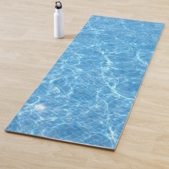 Tapis De Yoga Elégante piscine tendance Aqua Modèle aquatique (En situation)