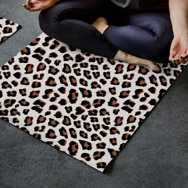 Tapis De Yoga Empreinte de léopard (Créateur téléchargé)