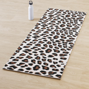 Tapis De Yoga Empreinte de léopard blanc