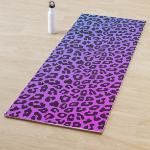 Tapis De Yoga Empreinte de léopard moderne tendance coloré