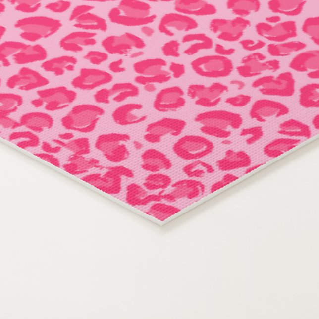Tapis De Yoga Empreinte de léopard Pink Cheetah (Détail)