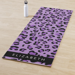 Tapis De Yoga Empreinte de léopard, Spots, Leopard Violet, Votre