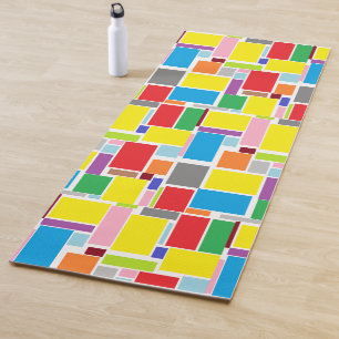 Tapis de Yoga en Bloc de Vibration Positive d'Art 