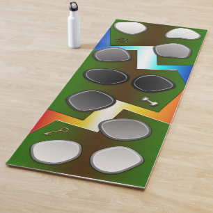 Tapis De Yoga Enfants Aventure Active Jeu Hop Scotch