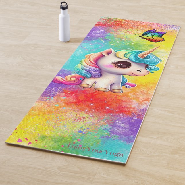 Tapis De Yoga Enfants colorés (En situation)