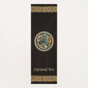 Tapis De Yoga Équipe cycliste Celte Wolf Knotwork Trip