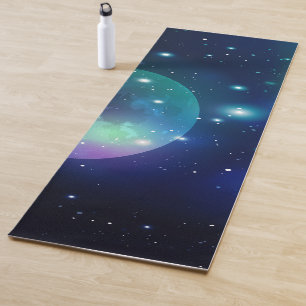 Tapis De Yoga Espace extra-atmosphérique avec des étoiles