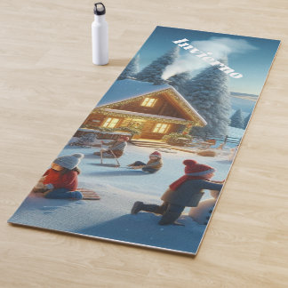 Tapis De Yoga Esteras de Yoga y ejercicios para el invierno