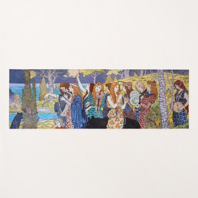 Tapis De Yoga Eugene Grasset - Panneau décoratif Harmony (Devant (Horizontal))