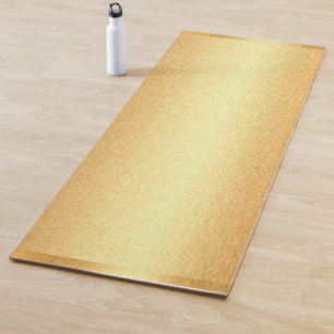 Tapis De Yoga Faux Gold Fitness Sport Élégant Modèle tendance