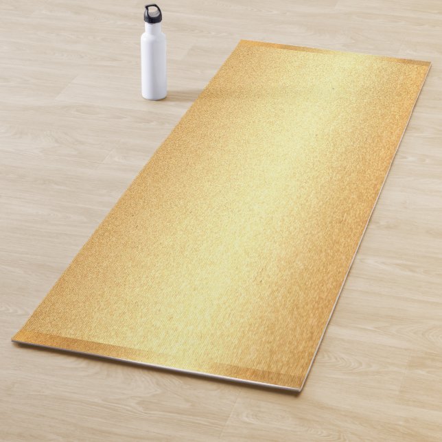 Tapis De Yoga Faux Gold Fitness Sport Élégant Modèle tendance (En situation)