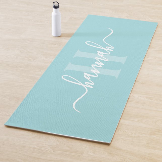Tapis De Yoga Feminine Large Monogram Script (Créateur téléchargé)