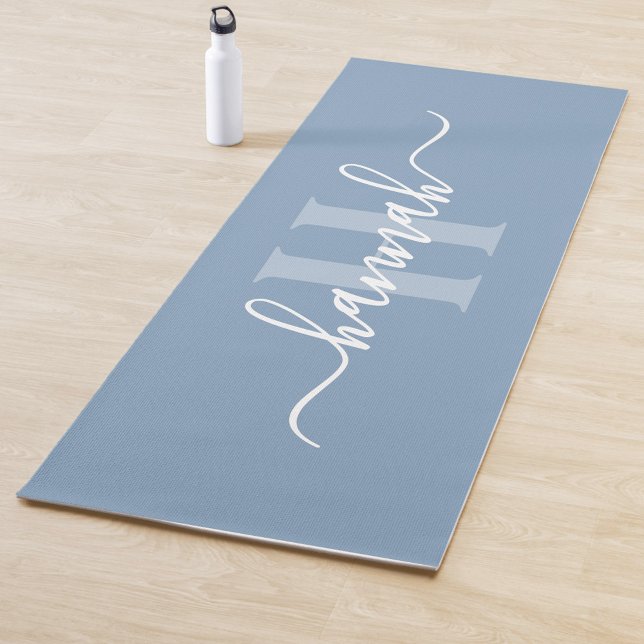 Tapis De Yoga Feminine Large Monogram Script (Créateur téléchargé)