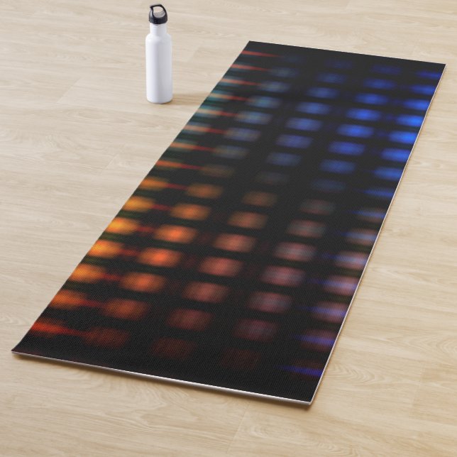 Tapis De Yoga Feux lumineux colorés (En situation)
