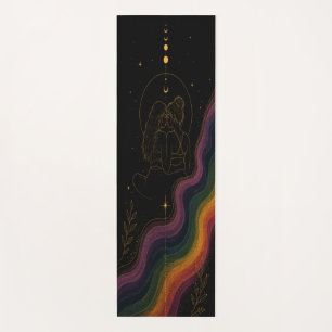 Tapis de Yoga Fierté Lesbienne Céleste