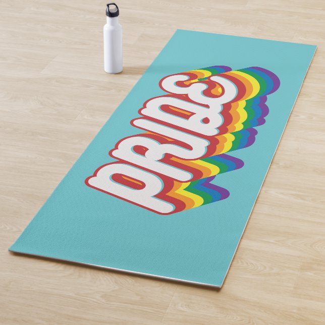 Tapis De Yoga Fierté| Style des années 70 (En situation)