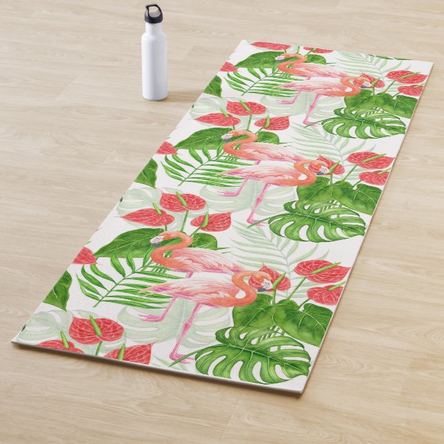 Tapis De Yoga Flamant rose (En situation)