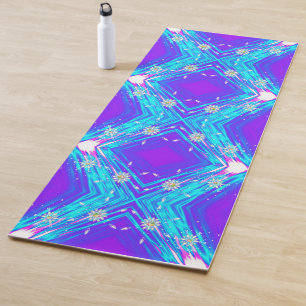 Tapis De Yoga Flambeaux de parties scintillant