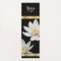Fleur blanche - Yoga Mat