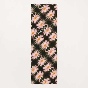 Tapis De Yoga Fleur de marguerite blanche Motif Abstrait personn